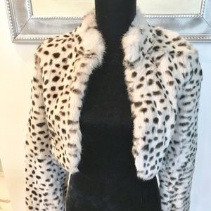 Luciano Dante rabbit fur jacket